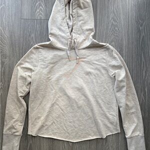 Gymshark Logo Cream Hoodie